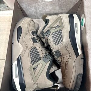 Men's Suede Athletic Sneakers in Taupe